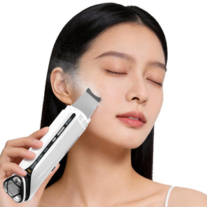2-in-1 Facial Skin Care Device Custom Logo Available Ion Deep Cleansing High Frequency Vibration <b>Massage</b> Beauty Instrument - Product Image 3