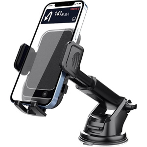 Support de téléphone portable pour voiture de haute qualité, ventouse, verrouillage automatique, rotation à 360 degrés, support flexible pour voiture - Product Image 1