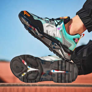 Zapatillas de Skateboard para Hombre, Diseño Moderno 2026, Suela Gruesa, Estilo Casual Deportivo, para Correr, Caminar y Entrenar - Product Image 1