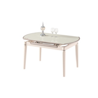 Meubles de restaurant, table au design simple et élégant, fabriquée en bois de caoutchouc, en vente en gros