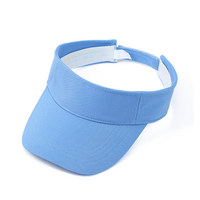 Topi Visor Hitam PVC Adjustable dengan Penutup Wajah Terry, Unisex, untuk Festival Musim Panas, Liburan, dan Aktivitas Luar Ruangan