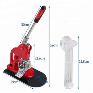 Guangzhou Customized 25mm 37mm Pin Badge Making Machine 44mm 50mm 56mm 58mm 75mm <strong>Button</strong> <strong>Maker</strong> for Bottle Opener Mirror Tinplate - Product Image 3