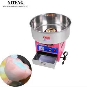 High Capacity Stainless Steel cotton candy floss machine/fairy sugar maker for sale intelligent