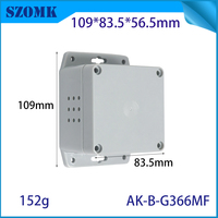 Caja de Proyectos DIY de 109*83.5*56.5 mm, Carcasa de Plástico para Montaje en Pared, para Sensores IoT, PC Industrial, Caja para Circuitos Electrónicos PCB