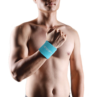 AMA SPORT Nouveauté Bracelet brodé en coton éponge pour padel, tennis, squash, badminton, gymnastique, sports, taille personnalisée