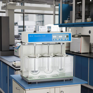 เครื่องทดสอบการละลายแคปซูลสำหรับอุตสาหกรรมยาเครื่องทดสอบการละลายของเม็ดยาสำหรับห้องปฏิบัติการของ RC-3ชินแคน - Product Image 4
