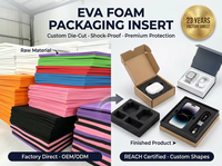 Feuille de mousse EVA haute densité usinée CNC de précision pour emballage électronique, matériau d'insertion antichoc, forme de cavité personnalisée, découpe en vrac OEM