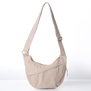 Thiết Kế Phong Cách Lưỡi Liềm Crossbody Túi Tái Chế Bánh Bao Túi Rộng Rãi Hobo Cho Phụ Nữ Người Đàn Ông Đi Du Lịch Hàng Ngày Sling Vai Túi Tùy Chỉnh - Product Image 1