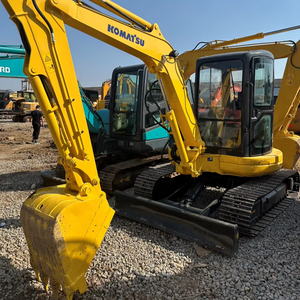 KOMATSU PC55 PC56 PC70 excavadoras de tamaño pequeño 5 toneladas 6 toneladas 7 toneladas excavadoras de segunda mano excavadoras de cadenas para la venta - Product Image 1