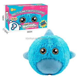 Juguetes inflables de Pokémon para perros, peluches chirriantes, juguetes suaves grandes y lindos, caja sorpresa de peluches para mascotas, pelota de peluche para regalo de niños - Product Image 6