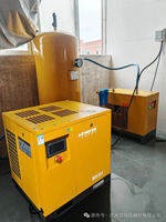Compresseurs industriels à faible bruit BPM-10A-S le compresseur d'air portatif de fréquence à un aimant permanent de 7.5KW 10HP 8bar