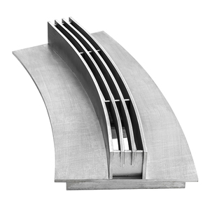 <span class=keywords><strong>Rejilla</strong></span> de <span class=keywords><strong>drenaje</strong></span> lineal curva de tamaño personalizado con ranura central, de alta resistencia <span class=keywords><strong>para</strong></span> exteriores - Product Image 3