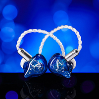 Casque audio haute fidélité BA DD Hybrid 2021, nouvelle résine d'impression 3D, écoute sur scène pour les audiophiles et les professionnels