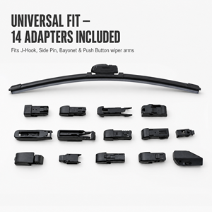 Escobilla <span class=keywords><strong>Limpiaparabrisas</strong></span> Universal sin Marco para Prius, de Caucho Natural para Autos - Product Image 4