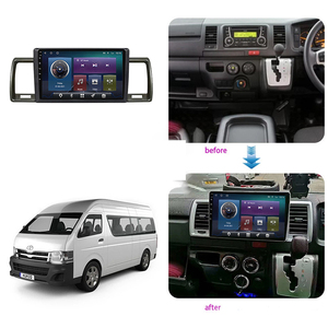 2 DIN 10 ''Màn hình cảm ứng Bluetooth Wifi Android âm thanh xe hơi Carplay <span class=keywords><strong>MP5</strong></span> Video <span class=keywords><strong>Player</strong></span> GPS navigation cho Toyota Hiace rhd 2010 ~ 2018 - Product Image 2