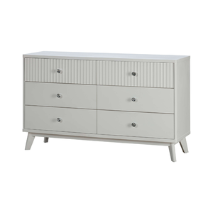 EVEREST Collection Wood Bedroom Furniture Modern Design Good Quality <b>Wooden</b> <b>Dresser</b> 6 Drawers - Product Image 1