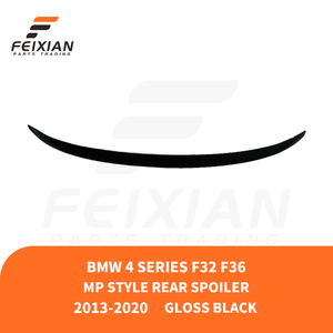 Spoiler Posteriore Stile MP per <span class=keywords><strong>BMW</strong></span> <span class=keywords><strong>Serie</strong></span> <span class=keywords><strong>4</strong></span> F32 F36 2013-2020, Ala Singola per Bagagliaio in Materiale ABS, Parte di Modifica - Product Image 3