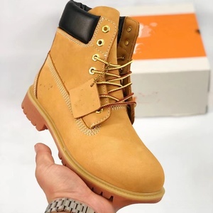 Botas BAEWOON MB08 Clásicas, Duraderas, Amarillas y Negras, Unisex, Modernas, Tipo <span class=keywords><strong>Martin</strong></span>, Impermeables, Resistentes al Desgaste, Antideslizantes, para Senderismo - Product Image 6