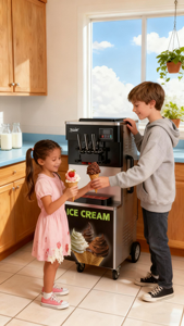 เครื่องทำไอศกรีมแบบนุ่มในครัวเรือน ทำไอศกรีมเนื้อนุ่ม อร่อย สดใหม่ในครัวของคุณ - Product Image 4