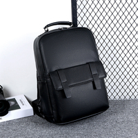 Sac à dos pour ordinateur portable unisexe de haute qualité avec logo personnalisé, en cuir PU, pour les voyages d'affaires, l'université, grande capacité, étanche, avec port USB