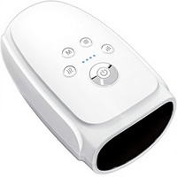 Masseur sans fil pour les mains et les poignets avec compression thermique rechargeable pour soulager l'arthrite et le syndrome du canal carpien, cadeau unisexe