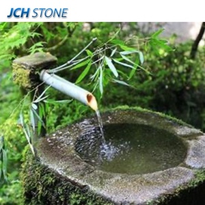 Fontaine d'eau <span class=keywords><strong>en</strong></span> <span class=keywords><strong>pierre</strong></span> de granit naturelle aménagée, pot décoratif de jardin, bol <span class=keywords><strong>en</strong></span> <span class=keywords><strong>pierre</strong></span> - Product Image 5