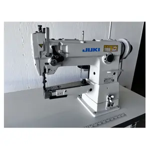 Used Jukis DSC-245 Cylindrical Bed Walking Foot Industrial Sewing Machine For Heavy Duty Luggage Leather Goods