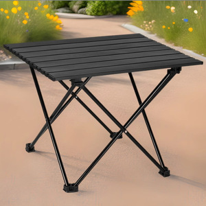 <b>Outdoor</b> <b>Folding</b> <b>Table</b> Aluminum Alloy Rectangular Portable Camping Picnic <b>Table</b> 95cm Length Foldable <b>Outdoor</b> Equipment - Product Image 3
