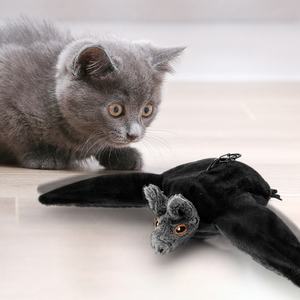 Juguete para Gatos con Alas Móviles Recargable por USB, Juguete Interactivo de Felpa con Forma de Murciélago, Juguete Automático para Gatos con Sonido, Juguete Volador con Bolsa de Catnip - Product Image 6