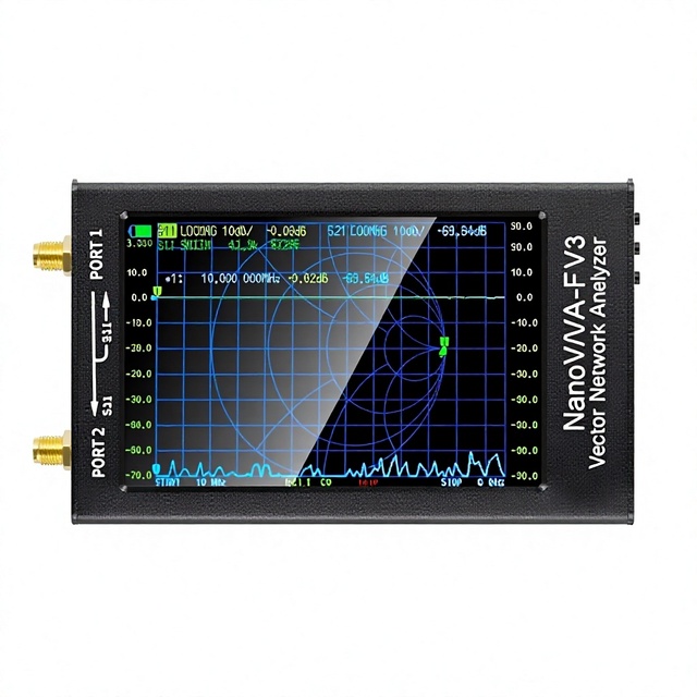 NanoVNA-F V3 V2 1M-6G Vector Network Analyzer 50k-3G VHF UHF SHF Capability Made in Mainland China