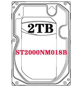 ฮาร์ดไดรฟ์ภายใน ST2000NM018B ความจุ 2TB ขนาด 3.5 นิ้ว 7200RPM SATA 6Gb/s แคช 256MB ฮาร์ดดิสก์ระดับองค์กร สำหรับเซิร์ฟเวอร์และศูนย์ข้อมูล - Product Image 1