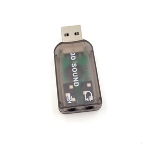 Tarjeta de sonido USB OEM, interfaz de <span class=keywords><strong>Audio</strong></span> de 5,1 canales, adaptador de micrófono externo de 3,5mm, tarjeta de sonido externa - Product Image 2