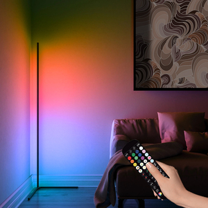 Müzik oyunları için Modern RGBIC LED zemin lambası oturma odası ve masa kullanımı için <span class=keywords><strong>Bluetooth</strong></span> App ve uzaktan kumanda beyaz renk sıcaklığı - Product Image 4