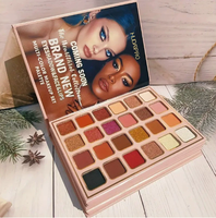 Palette de Fards à Paupières Personnalisée Longue Durée, 78 Couleurs Chaudes, 5 Niveaux, Effets Nacrés, Mats et Brillants, Maquillage en Gros