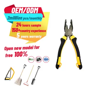 Durable Electricians Multifunctional Side Cutter Combination Insulated Plier With Slide
