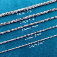 RINNTIN SC personnalisé 925 argent Sterling Italie lien mince chaîne réglable boîte croix singapour collier chaîne en argent bijoux fins
