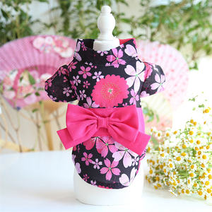 יפני סאקורה מארו חרצית קימונו עיצוב יפן כלב בגדי אביב קיץ לכלב קטן - Product Image 6