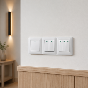 Soluzione Completa per la Casa Intelligente: Interruttori e Prese da Parete 1/2/3/4 Gang - Produzione All'ingrosso di Interruttori Elettrici - Product Image 1