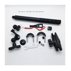 Support de guidon invisible pour moto, monopode, perche à selfie pour <span class=keywords><strong>GoPro</strong></span> <span class=keywords><strong>Max</strong></span> 9, Insta360 One R, X2 et autres <span class=keywords><strong>accessoires</strong></span> caméra - Product Image 2