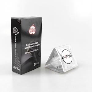 <span class=keywords><strong>SABS</strong></span>-zertifiziertes ultra dünnes männliches Latex-Kondom mit hoher Sichtbarkeit Punktmuster für ein besseres Sensitivitäts-Vergnügen - Product Image 4