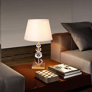 Luxury American Minimalist Modern Crystal <b>Table</b> <b>Lamp</b> for Bedroom Living Room Nordic Creative Trendy with Instagram Girl's Touch - Product Image 1