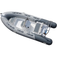 Bateau gonflable hors-bord pour 6 personnes à console centrale CE 4.8m RIB 480 à vendre