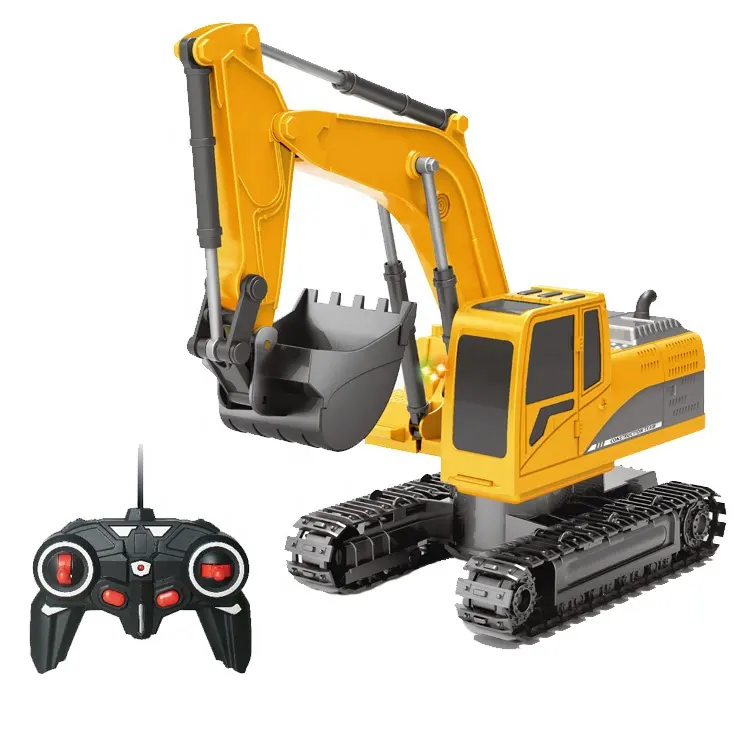 2.4Ghz 6 Channel 1:24 simulated alloy radio remote control rc excavator truck toy rc toy 2024