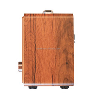 R-2055BT radio vintage multi-bande en bois véritable avec bluetooth, usb,tf, lecteur mp3 et fente pour lampe