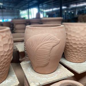 Jardinière en céramique émaillée brillante en pot fait à la main de forme ronde pour l'extérieur Arbres de jardin Patio Villas et projets de paysage - Product Image 5