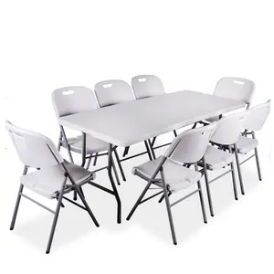 Plastic Folding Tables For Tourist Gatherings Banquet Chairs And Tables Tables And Chairs For Party Rentals