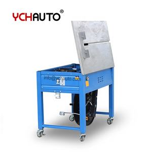 Gran oferta flejadora semiautomática máquina flejadora de sellado de cartón con certificación CE - Product Image 6