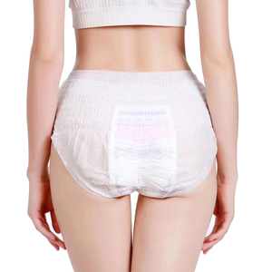 Vente en gros <span class=keywords><strong>de</strong></span> serviettes hygiéniques jetables en coton pour femmes, pantalons, couches menstruelles sexy à usage nocturne, serviettes hygiéniques périodiques jetables OEM - Product Image 4