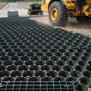 Grille de stabilisation en plastique pour <span class=keywords><strong>gazon</strong></span>, allées de stationnement, sorties de secours, aménagement paysager, béton, pâturages pour chevaux, dalles, gravier et stabilisation du sol - Product Image 5