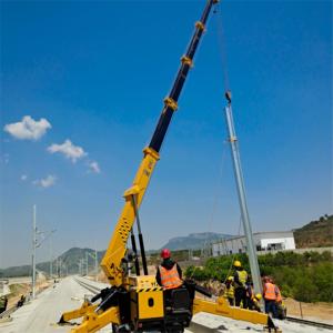 High Quality 3t Small Crawler <b>Spider</b> Crane Multi-Functional Mini Hydraulic Crane <b>Remote</b> <b>Control</b> Electric Crawler Crane for Sale - Product Image 2